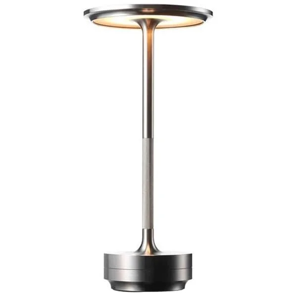 Sladdlös Bordslampa - Dimbar och Uppladdningsbar Vattentät Bordslampa SilverSilver