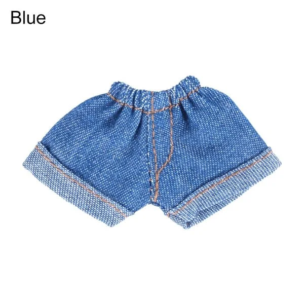 Jeans Shorts Læderbukser Shorts BLÅ