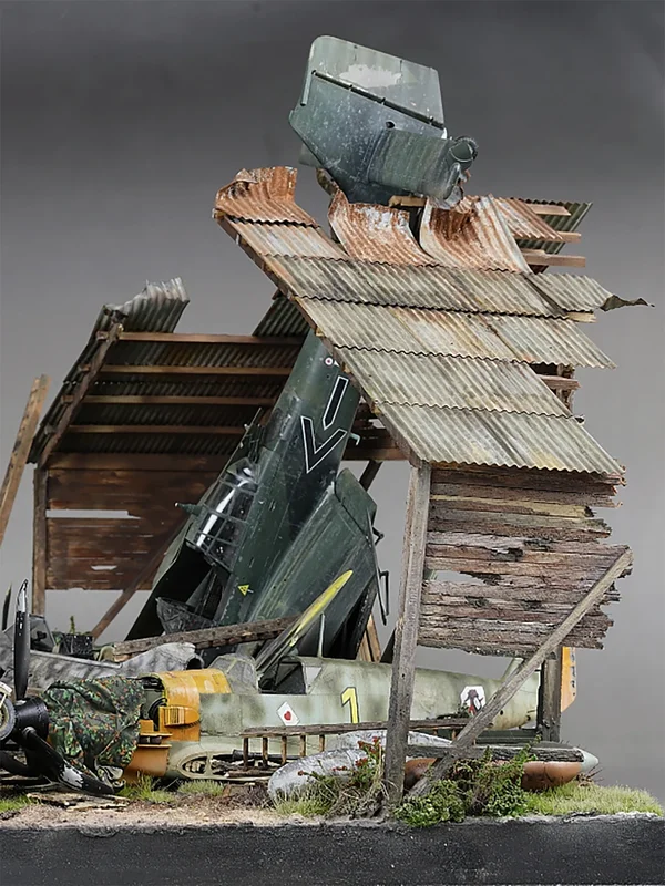 AliExpress - Maquette de bâtiment architectural, table de sable, abri, atelier de réparation, hangar, garage, grange, diorama, kit de maquette à 