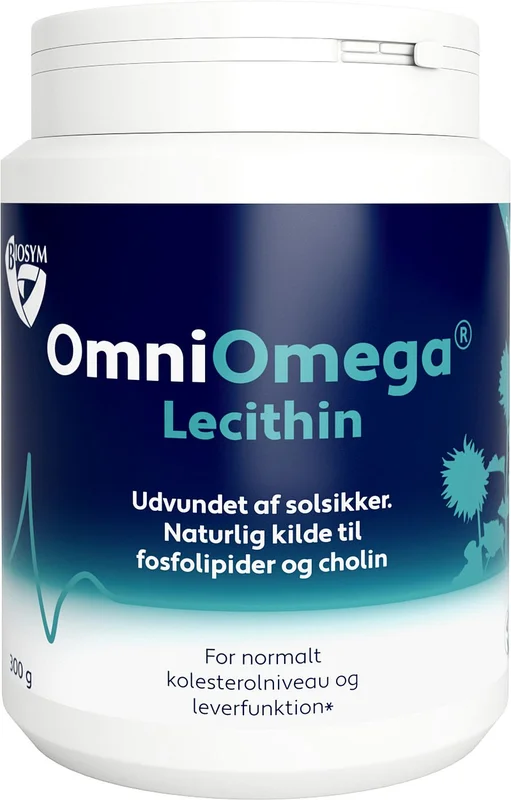 Biosym OmniOmega Lecithin 300 g, Helse & Madvarer, Kosttilskud, Øvrige Kosttilskud