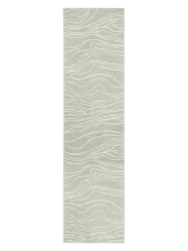 Washable Indoor/Outdoor Rug Skagen Green Runner Small Oeko-Tex