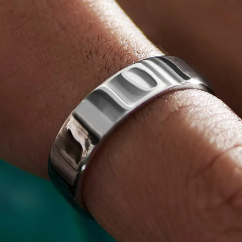 Adrian Klassieke 925 Sterling Zilveren Ring voor mannen