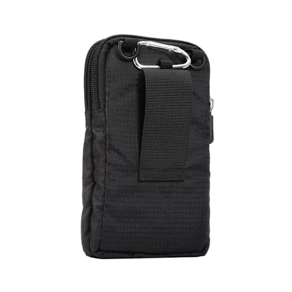 Herre mobiltelefonbelte veske, herre belte veske crossbody, 6,9" nylon skulderveske liten crossbody veske f