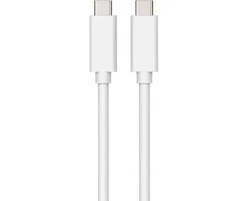 Andersson-USB 3.1 Gen 2 C - C White 1M 3A-Synkroniserings- og ladekabel USB-C til USB-C-Power-USB-C-kabler