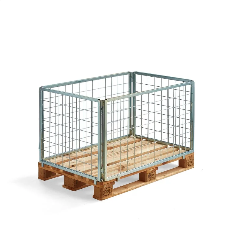 Kosz paletowy VOLUME, 1200x800x660 mm