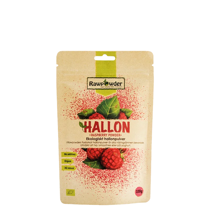 Rawpowder Ekologiskt Hallonpulver 100 g