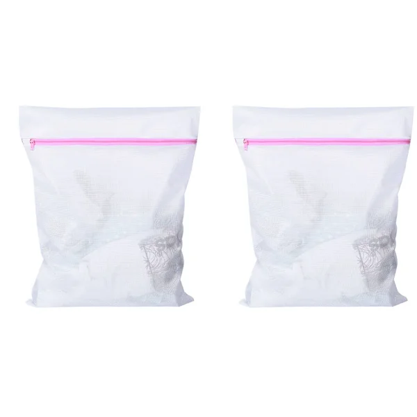 2 pcs laundry bags 60x60cm mesh laundry bag large laundry net with zipper laundry bags laundry net for machine