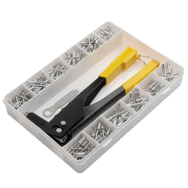 AliExpress - 60/120/200/380 Stück Heavy Duty Nietpistolen-Set Handnietgerät Blindnietzange Pistole DIY Nieten Mutter Automobilwerkzeuge für Heimwerker