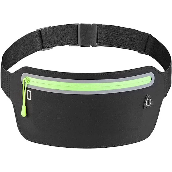Running Belt, Slim Fitness Waist Pack for Phone Compatible with Running and Gym for Men and Women[JUN]