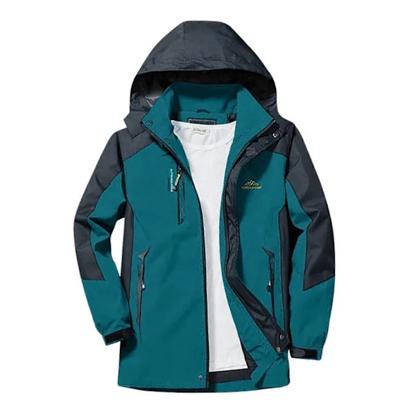 [RM]Unisex Lightweight Waterproof Windbreaker, Breathable Casual Jacket for Hiking, Fishing, Spring & Autumn Outdoor Wear Women Pink M Mens Lake Blue