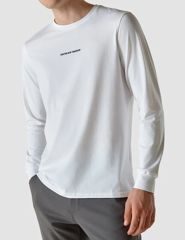 Shaping New Tomorrow - Long-Sleeved T-shirt - White - Male - Size S