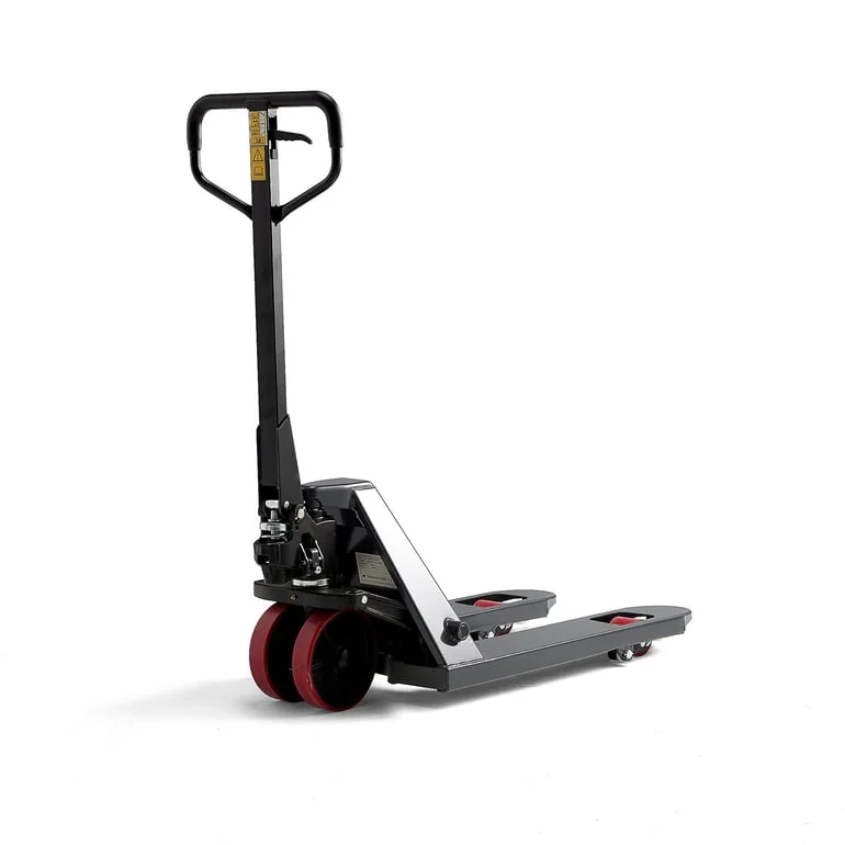 Quick lift pallet truck BOOST, 2500 kg, L 800 mm, single, poly, grey