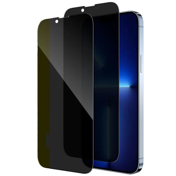 2-Pack iPhone 13 Pro Max Privacy / Sekretessskärmskydd
