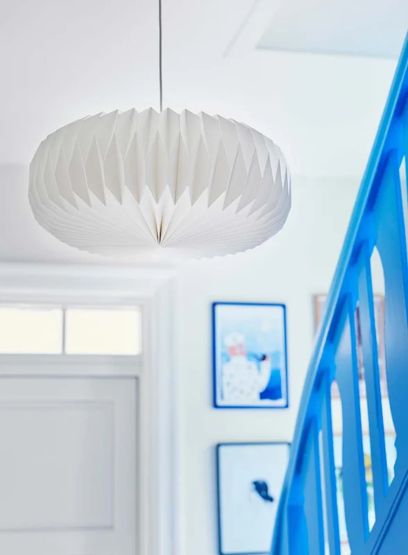 Nordlux Belloy taklampe papir Ø45 - hvit