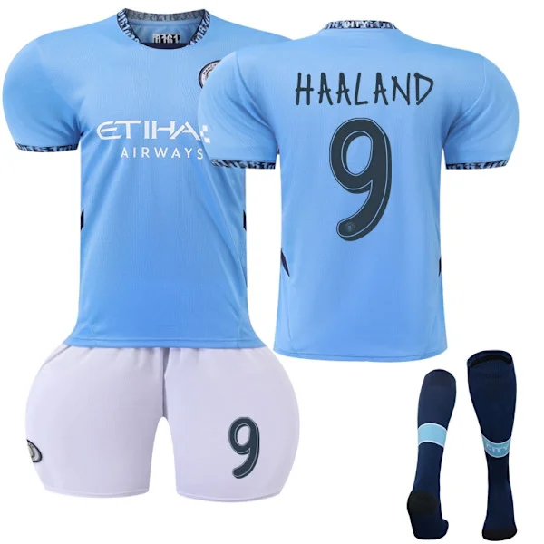 24-25 Haaland 9 Champions League Manchester City ny trøje til børn og voksne træningsdragt - Perfet-WELLNGS