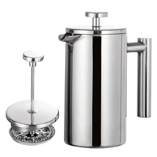 350ml/800ml/1000ml Stainless Steel French Press Coffee Maker Double Wall Insulated Coffee Pot BY 350ml 350ml