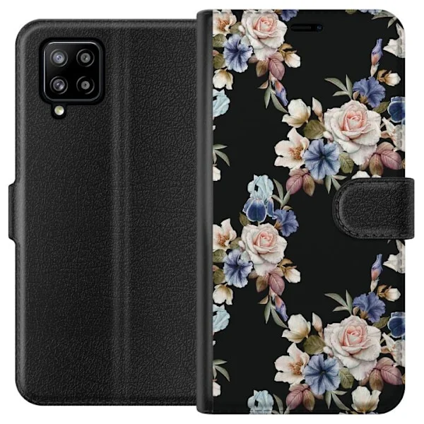 Kompatibelt Plånboksfodral till Samsung Galaxy A42 5G Blommor