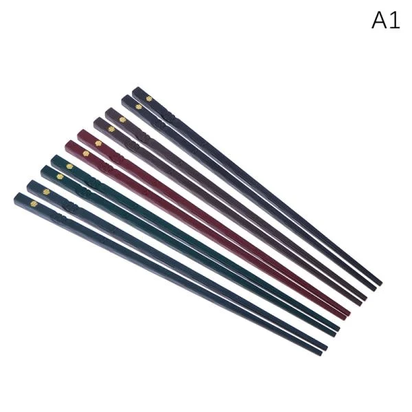 5 par ätpinnar Sushi Sticks Återanvändbara Metall ätpinnar A1