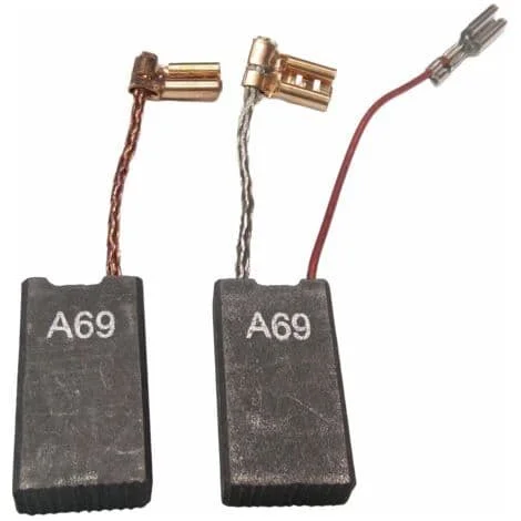 1 Par - Kullbørste - Motorbørste - For Bosch GBH 5-40 og GSH 5 Borhammer - Kompatibel med Würth og Berner - Svart.