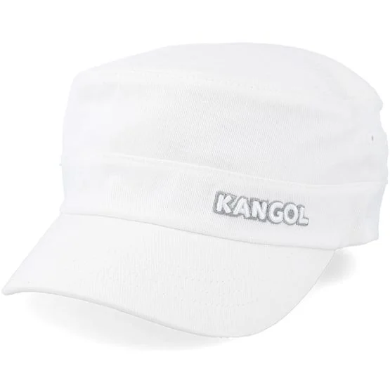 Kangol - White army Caps - Cotton Twill White Army @ Hatstore