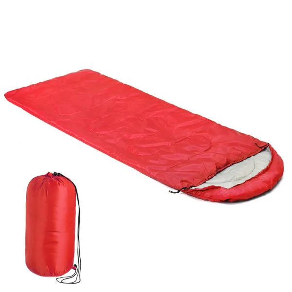 Camping Kuoriainen Makuupussi Äiti Makuupussi Teltta Peitto Makuupussi 210x75CM -punainen【pl】