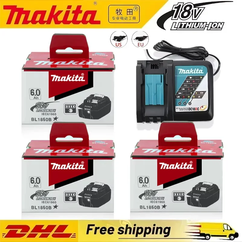 AliExpress - Makita 18V Akku für Makita-Werkzeugbetrieb 18650 wiederaufladbarer Akku Makita 18V Werkzeugakku austauschbar BL1860B+Ladegerät