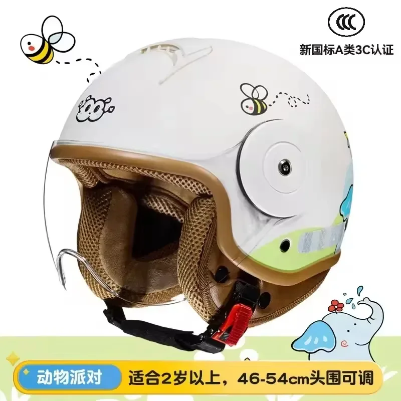 AliExpress - Modèle de bande dessinée enfant Moto casque intégral pour enfants Casco Moto garçon fille casque Rosto Cheio Capacete Da Motocicleta