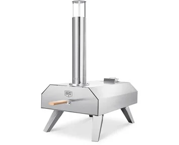 Austin and Barbeque AABQ - Pizza Oven Pellet 12" - Effektiv pelletseldad pizzaugn i rostfritt stål