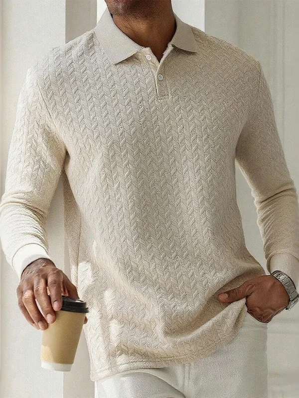 AliExpress - Männer Langarm Polo-Shirt Hohe Qualität Männliche Kleidung Büro Polos T-shirt Business Poloshirt Casual Mode Polo T Shirt Männer