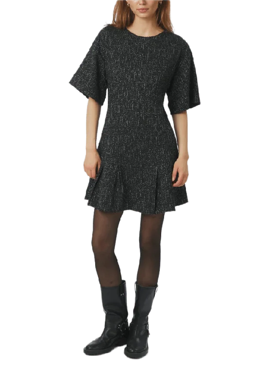 Neo Noir Susie Boucle Dress Klänningar Dam Svart 38
