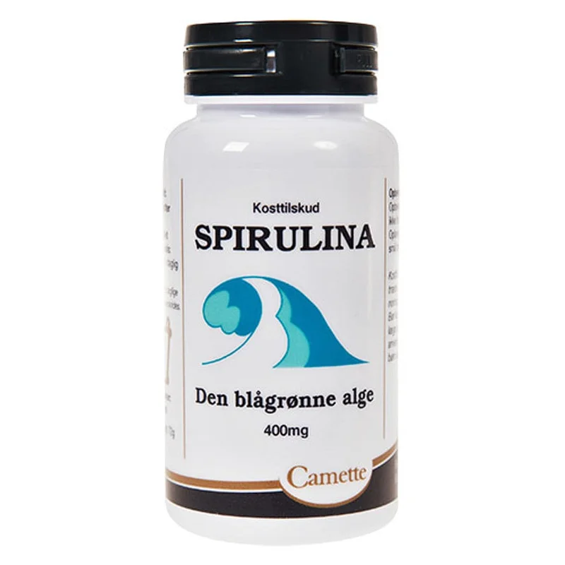 3 for 2 - Camette Spirulina Den blågrønne alge 180 tabl., Helse & Madvarer, Ingredienser, Spirulina
