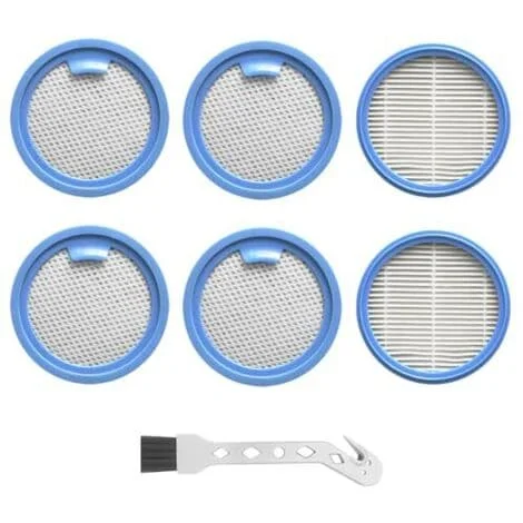 ASKW5 filterkit för AEG dammsugare, kompatibelt med AEG 7000 sladdlösa dammsugare: 4 förmotorfilter och 2 hygienfilter