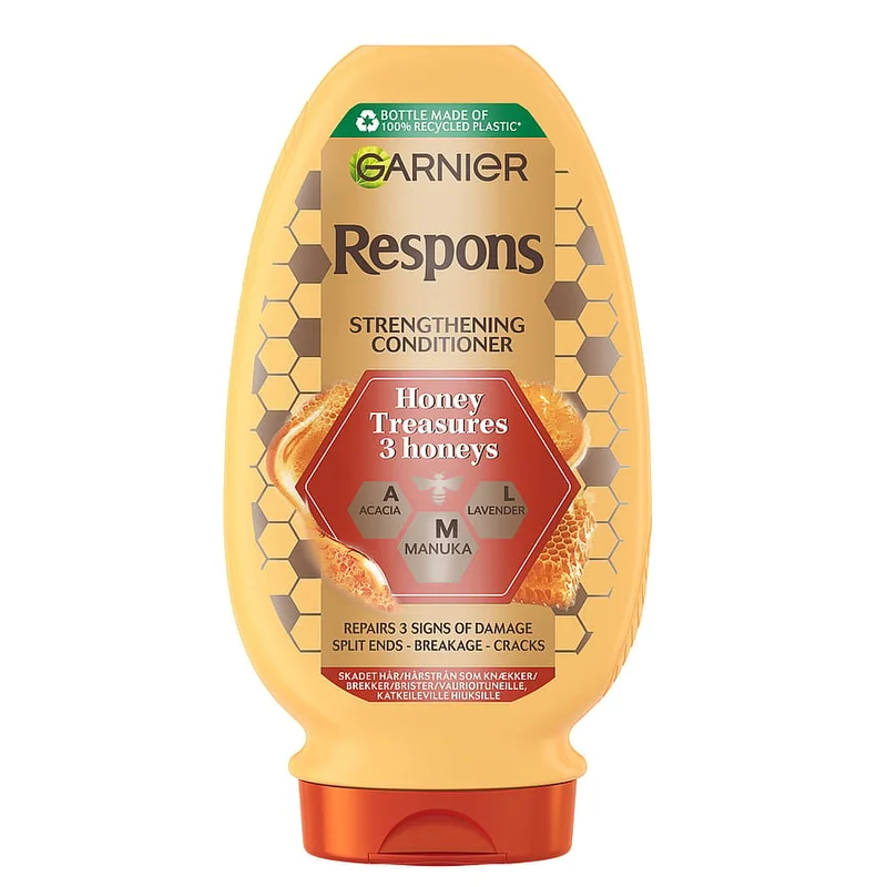 Garnier Respons Honey Treasures Conditioner 400 ml, Hår, Shampoo & Hårpleje, Balsam