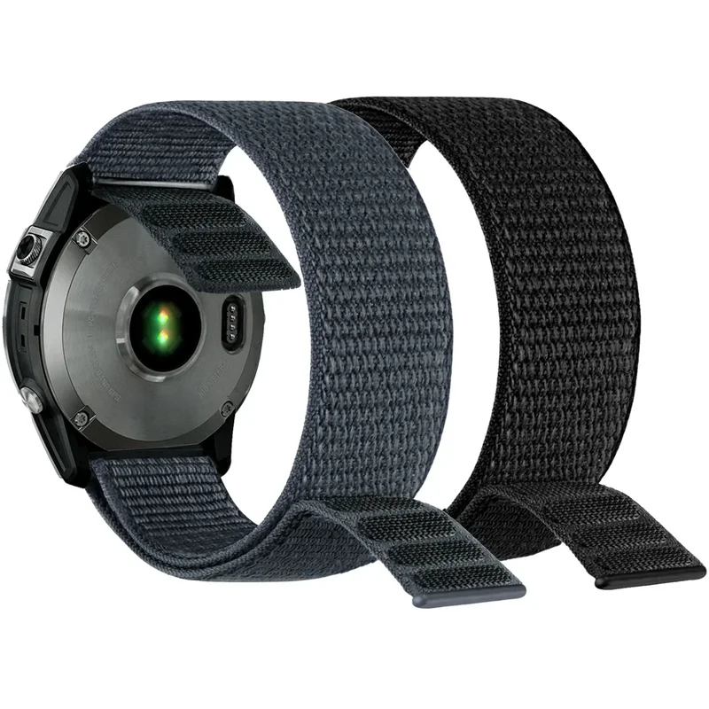 AliExpress - 26 mm 22 mm Schnelltrocknendes Uhrenarmband mit Klettverschluss für Garmin Fenix 7X / 6X / Fenix 8 / Fenix 6 / Instinct / EPIX 2/Enduro-