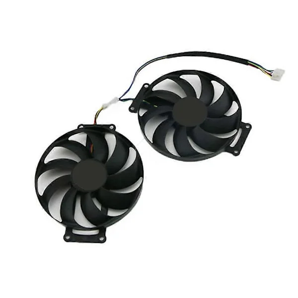 1 par FDC10H12S9-C RTX 2060 SUPER 2070 GTX1660 Ti Kylfläkt för ASUS GTX 1660 1660Ti DUAL EVO OC RTX2060 Grafikkort