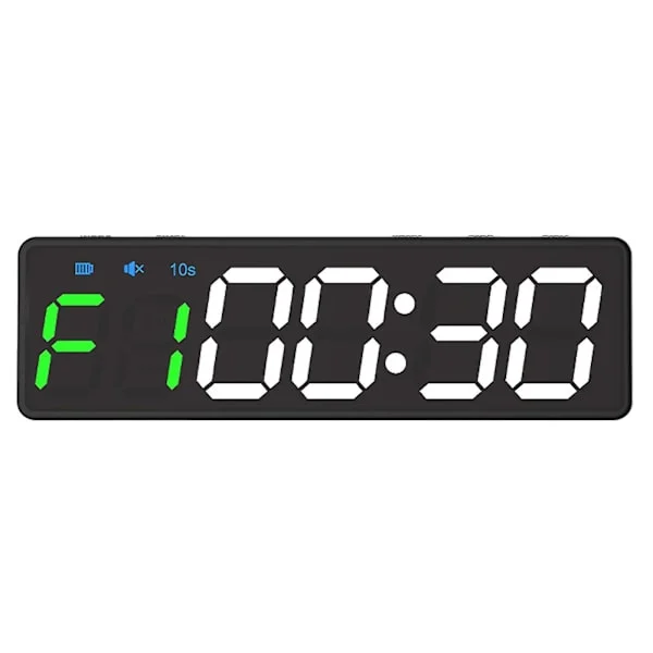 Led Gym Timer Träningsintervall Gym Timer Klocka Nedräkning Stoppur Träning