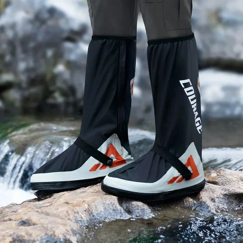 AliExpress - Nouvelles protections de chaussures de moto imperméables antidérapantes pour homme – Couvre-chaussures de pluie hautes pour moto