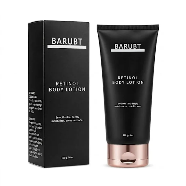 Retinol Body Lotion – Utjevnende, Oppstrammende, Reparerende og Fuktighetsgivende Krem