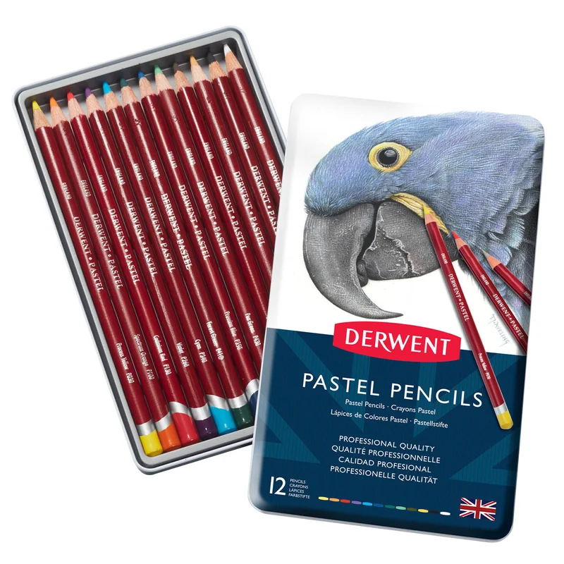 Derwent Pastel Farveblyanter sæt 12 stk