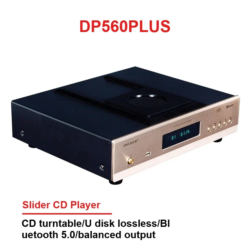 AliExpress - DP560Plus HIFI audiophiler CD-Player Plattenspieler 9038 Dekodierung 5.0 Bluetooth verlustfreier USB symmetrischer Ausgang mit 