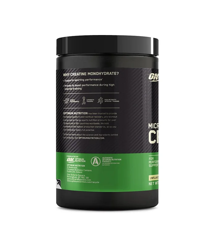 Optimum Nutrition ON Creatine 100% Monohydrate 634 g, Helse & Madvarer, Ingredienser, Kreatin