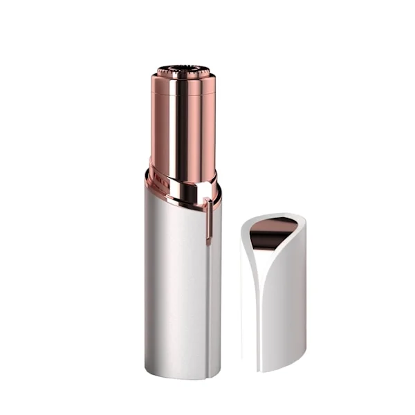 Women's Exclusive Electric Lipstick Hair Removal Machine/Eyebrow Trimmer/Facial Hair Removal Device Facial Shaver - Battery Operated White