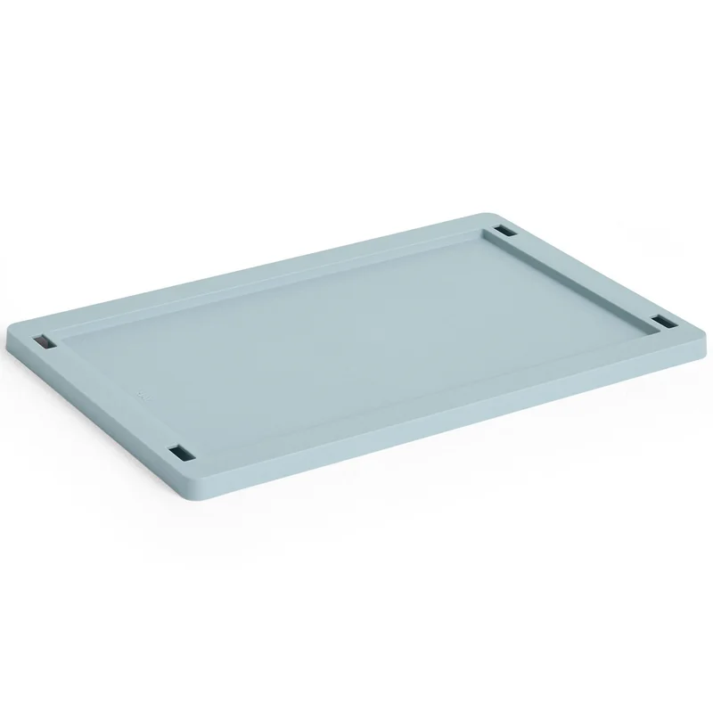 HAY Colour Crate Small Låg, dusty blue - Blå | KitchenOne