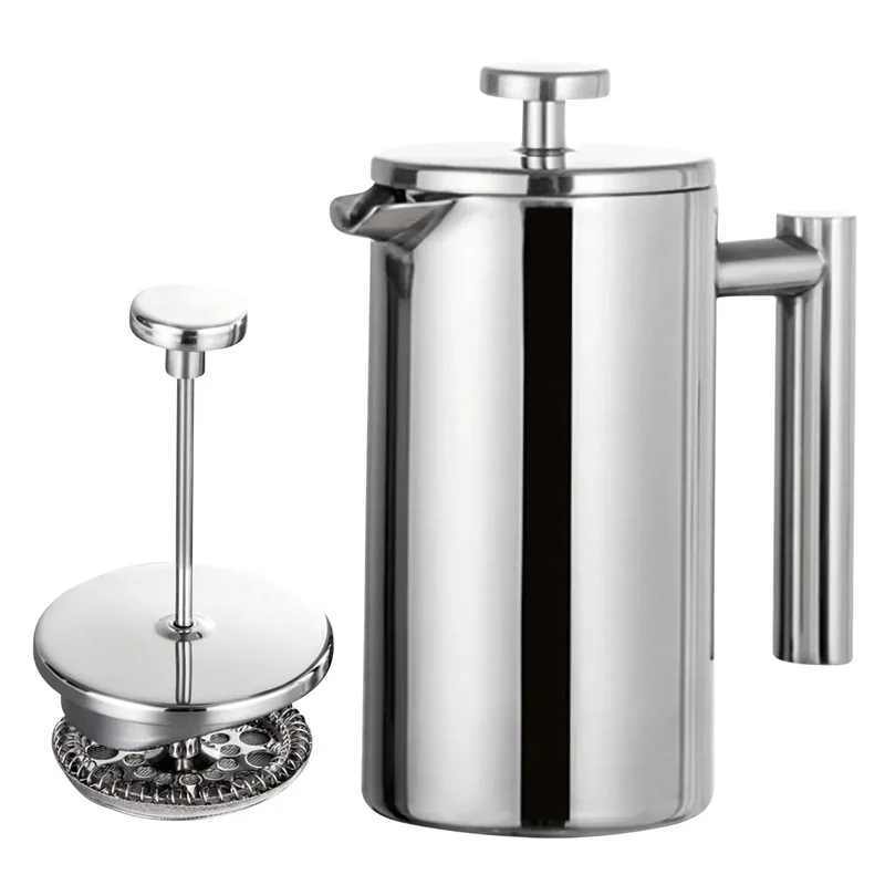 AliExpress - 350 ml/800 ml/1000 ml Kaffeemaschine Topf Französisch Presse Kaffeemaschine Edelstahl Doppelwandige Isolierte Kaffeemaschine Topf