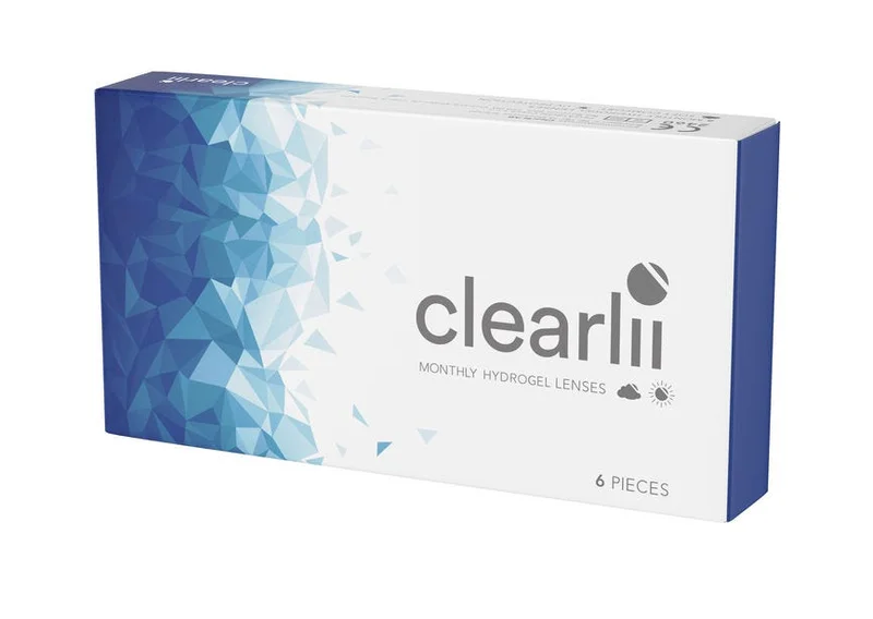 Clearlii Hydrogel månedslinser 6 stk styrke -3,50