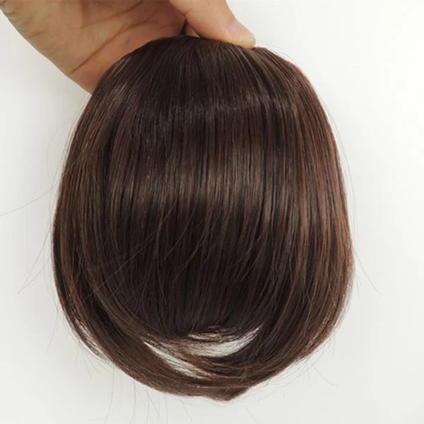 Fringe Clip In On Bangs Straight Hair Extensions