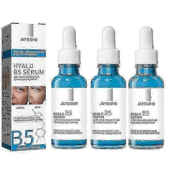 3 stk Anti-aldring Hyalu B5 Serum Anti-rynke Konsentrat Reparerende 30ml 2025