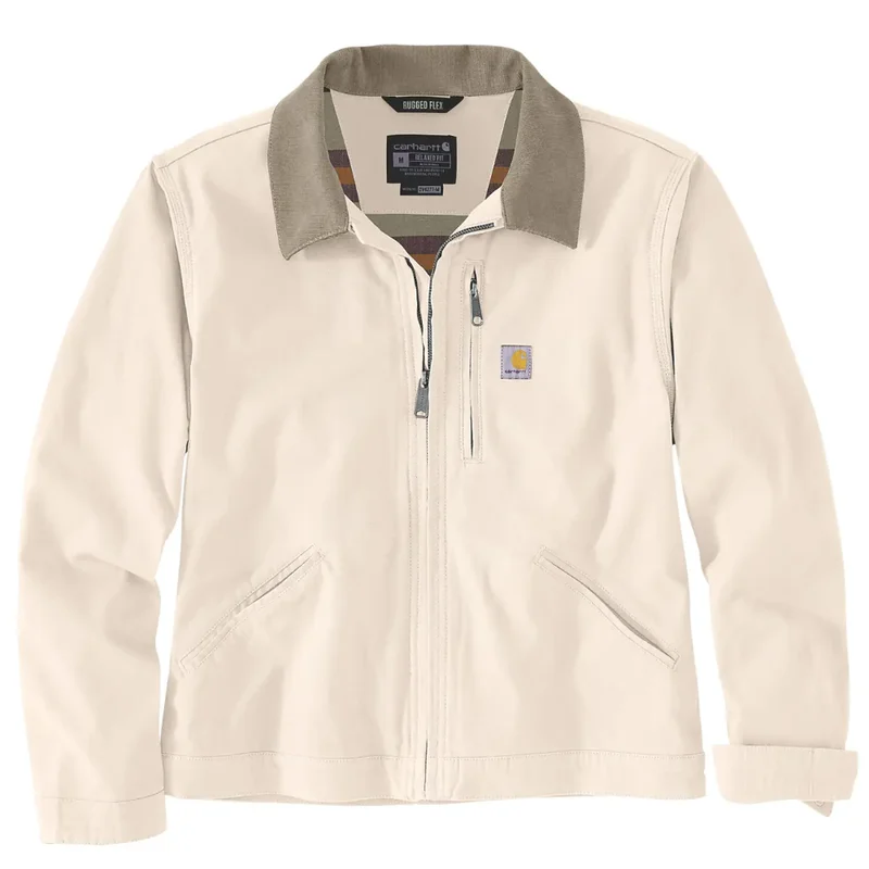 Carhartt Workwear W's Iconic Crawford Detroit Jacket Natural
