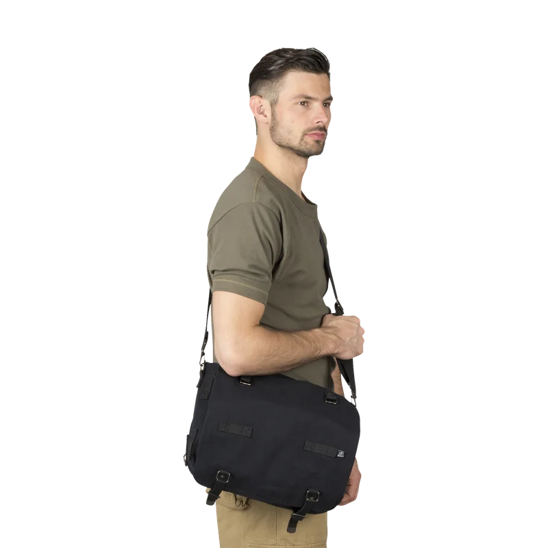 Borsa a Tracolla Brandit Canvas 3L Nero