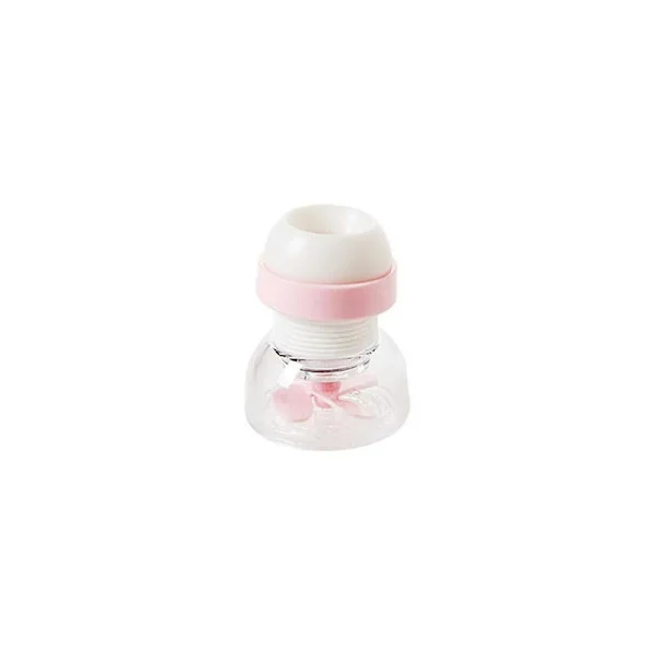 1-pack Tap Water Home Medical Stone Faucet Tap Water Purifier Cleaner Filter Pink